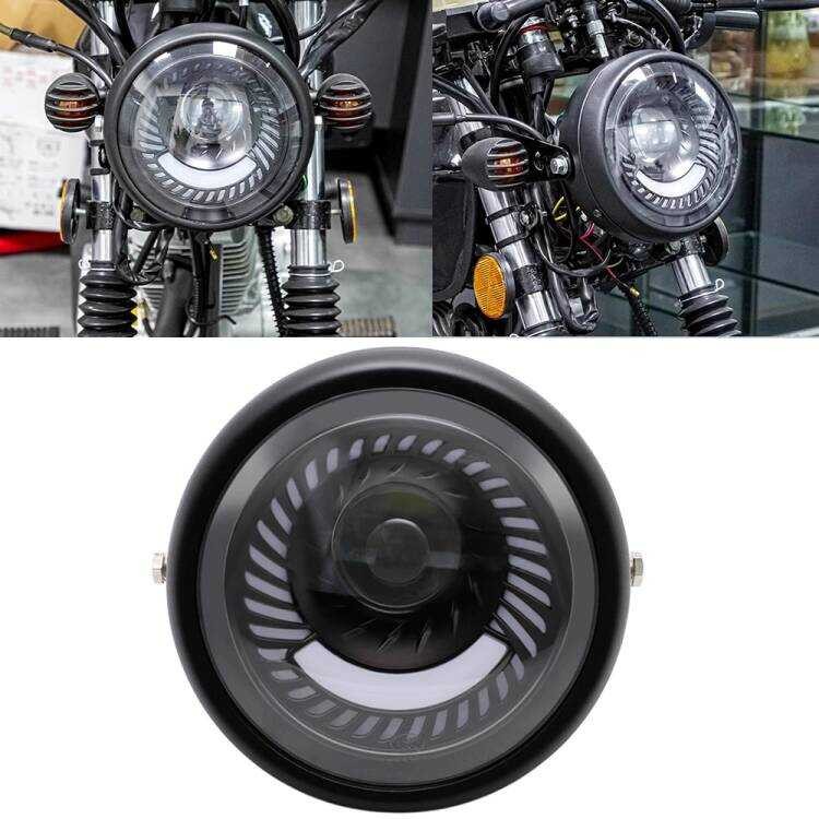 Xe Máy Đa Năng Đèn Pha CG125 GN125 Harley Angel Eye Đèn Pha LED Đèn Tròn