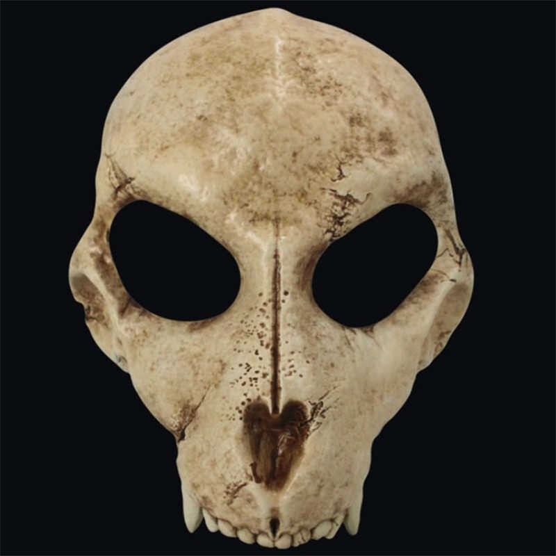 Mặt nạ người sói Halloween Nhựa Facebook Đặc Biệt Vui Nhộn Ảo Cấp Sói Đầu Lâu Trang Trí Chơi Đạo Cụ 