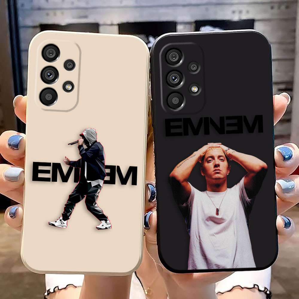 Nam Diễn Viên Ca Sĩ Eminem Poster Ốp Lưng Điện Thoại Samsung NOTE 20 10 A21S A20S A16 A15 A14 A13 A1