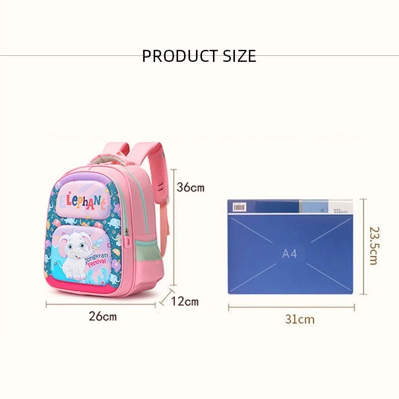 【Gesh bag】 AMILA Schoolbags for primary school boys and girls cute cartoon backpack large capacity