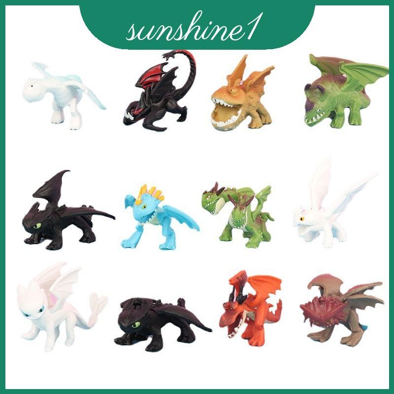 Bộ sưu tập hình Dreamworks Dragons Bộ không răng Mini dành cho trẻ em và huấn luyện viên rồng từ 4 t