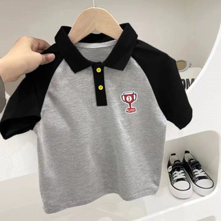 [Thời trang] Áo sơ mi POLO ngắn tay phối màu thời trang phong cách mới cho bé gái