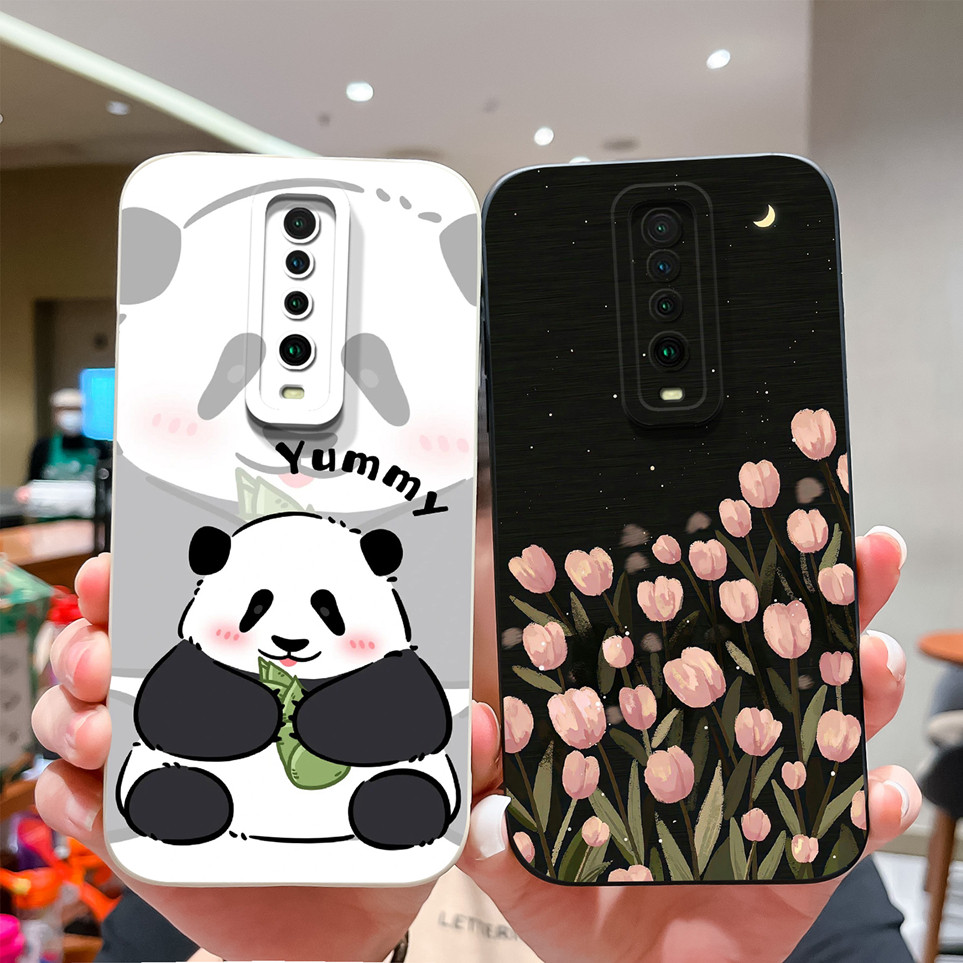 Dành Cho Xiaomi Redmi K30 K30i K30S 5G Ốp Lưng Thời Trang Tulip Panda Silicon Mềm Túi Điện Thoại Chống Sốc Ốp Lưng Cho RedmiK30 Trường Hợp K30 S Vỏ Capa Ốp Lưng Vỏ Vỏ Vỏ