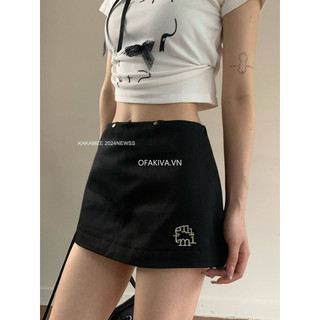 Phiên Bản Hàn Quốc Đen Thêu Eo Cao Ôm Hơn Nhìn Váy Nữ Tính Khí Mùa Hè Phong Cách Mới Chữ a Váy Chống @ -