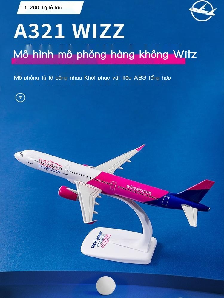 [ 𝐇𝐎𝐓 𝐃𝐄𝐀𝐋] Mô hình máy bay mô phỏng A321NEO WEIZ Hàng không Máy bay mô hình B737Max8Lot Spo