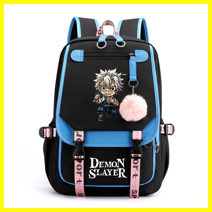 [ZOCI] Schoolbag Demon Slayer Sanemi Demon Slayer Tinh Tế Demon Slayer Demon Slayer Sanemi Ba Lô Đa 