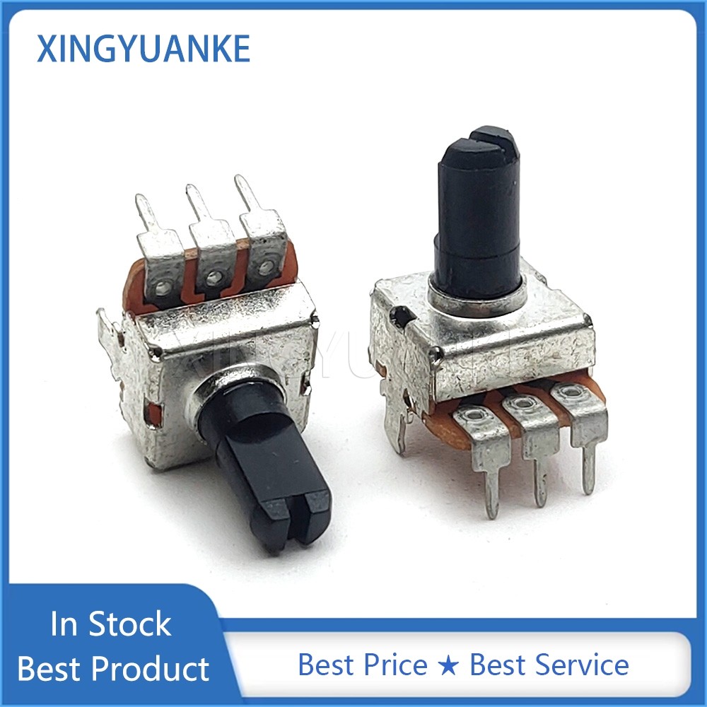 1 Cái / lốc 12 Loại Vuông Đơn Dọc B20K B50K Âm Lượng Âm Thanh Có Thể Điều Chỉnh Chiết Áp B20K B50K 3