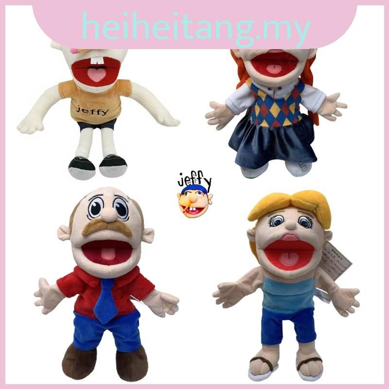 40cm Jeffy Con Rối Búp Bê Jeffy Tay Con Rối Sml Jeffy Con Rối Gia Đình Thật Jeffy Zombie Cậu Bé Tay 
