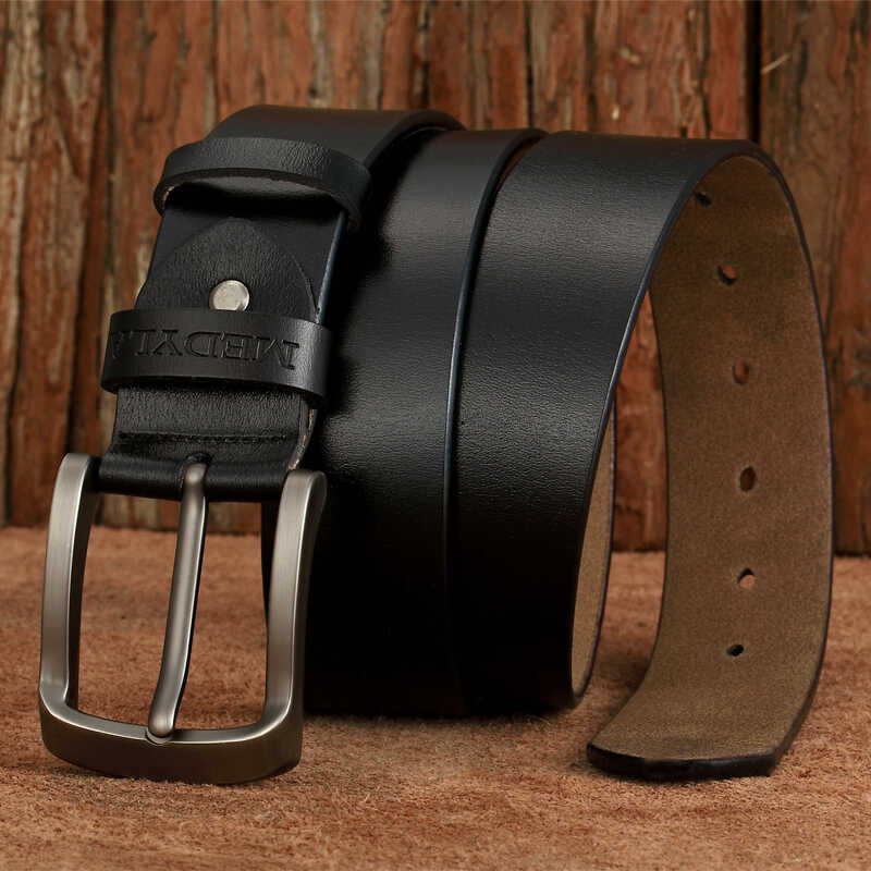 Jeans MEDYLA Kraft Thắt Lưng Da Chính Hãng Soft Metal Buckle Mens Belt