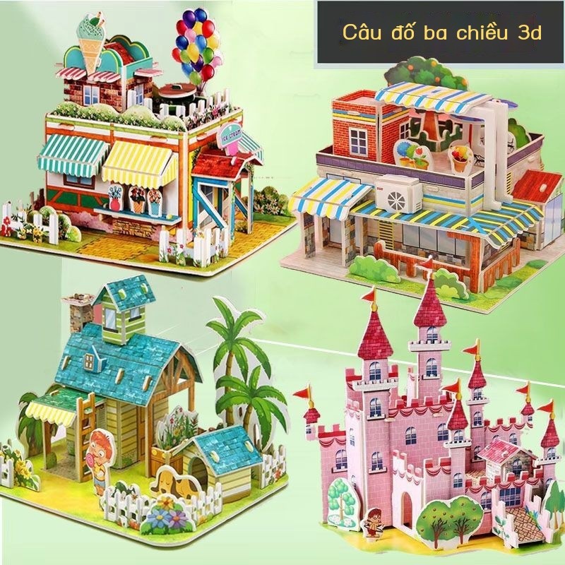 [GIÁ TỐT CHỌN MẪU] 【9304Bộ Sưu Tập Người】3d Câu Đố Ghép Hình3-6-12Câu đố 3D cho bé trai và bé gái d