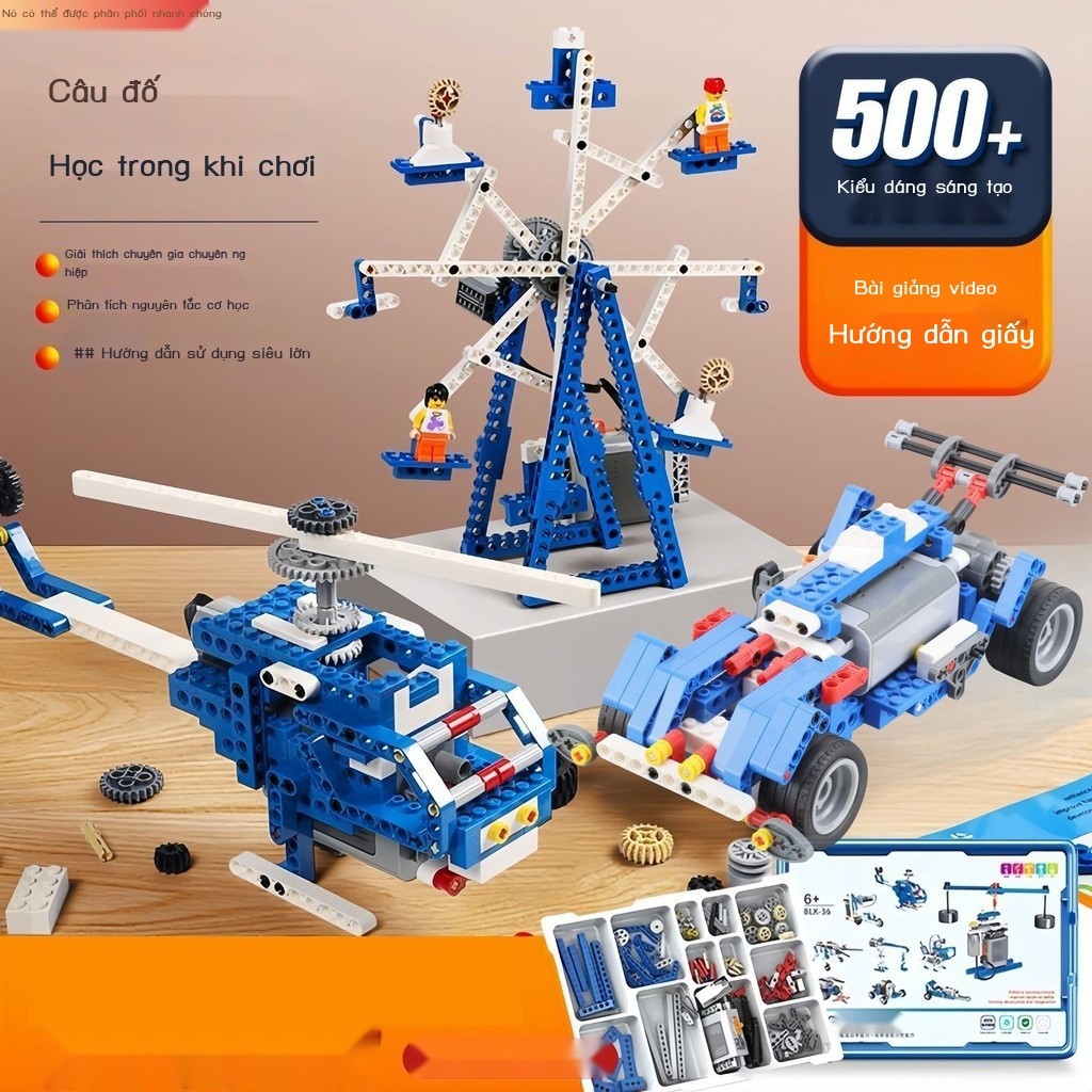 [SẴN-RẺ]  【2597Mọi Người Khen Ngợi】9686Robot lập trình tương thích với Lego, khối xây dựng cơ khí đ