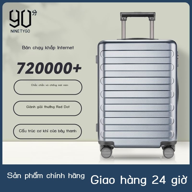 (HÀNG HOT) Hộp mật khẩu vali 90 điểm Hộp đựng mật khẩu vali 28 inch dung tích lớn 26 inch du lịch c