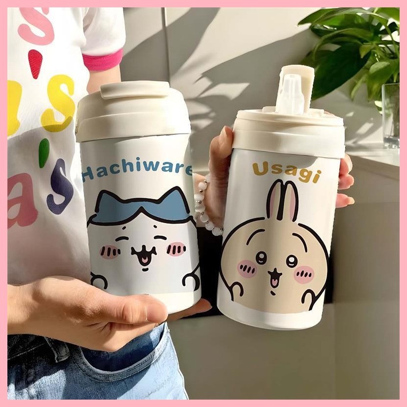 [GUYN] Cốc giữ nhiệt Chiikawa Hachiware Usagi Cốc cà phê Chiikawa Usagi Cốc giữ nhiệt bằng thép khôn