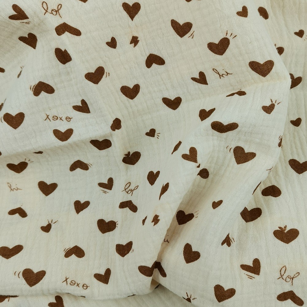 Phổ Biến Baby Mosquito Pants Rửa Pleated Seersucker Pajama Double Layer 100% Cotton Crepe In Vải