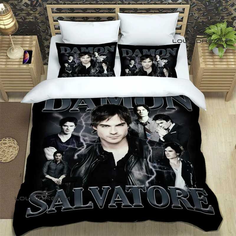 Vampire Diaries The Damon Saatore Bedding Sets Exquisite Supplies Duvet Cover Bed Comforter Set
