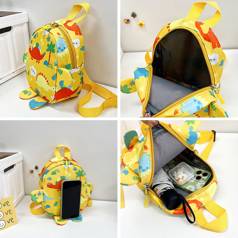【Gesh bag】 LYMOFA Cute Cartoon Dinosaur Kids Backpack Waterproof Backpack Travel Fun Cute Breathabl