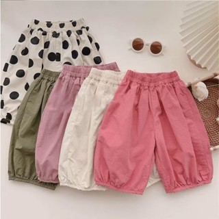   Bán chạy  Quần crop phong cách mới mùa hè cho bé gái Quần kiểu dáng mỏng 