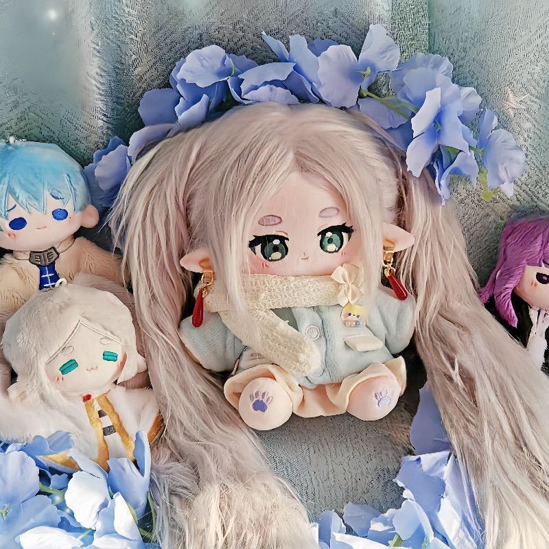 🔥Frieren🔥Soso no Frieren* Anime Doll Búp Bê Bông 20cm Thuộc Tính Thay Đồ Dễ Thương Quà Tặng