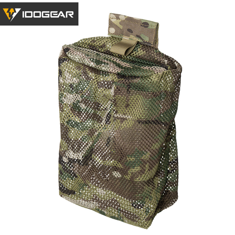 IDOGEAR Túi Chiến Thuật Lưới Tái Chế - Gập Dễ dàng và Điều Chỉnh Bằng Dây Kim Loại