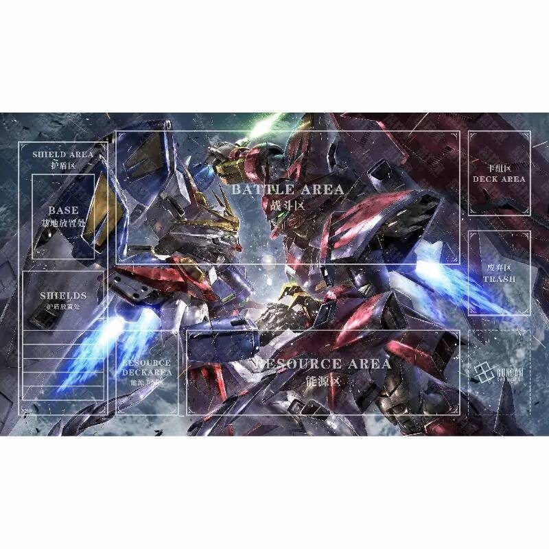 Mới GCG Wing Gundam Zero Epyon 600x350mm Người Chơi Đơn Trận Chiến DIY Card Pad Hoạt Hình 2 Mm Khâu 
