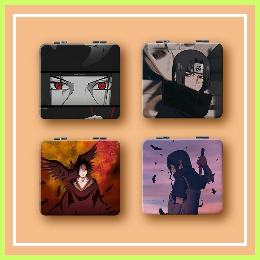 Gương trang điểm Gương gấp Sasuke Itachi Sasuke Itachi Itachi Gương ngoại vi Itachi Gương trang điểm