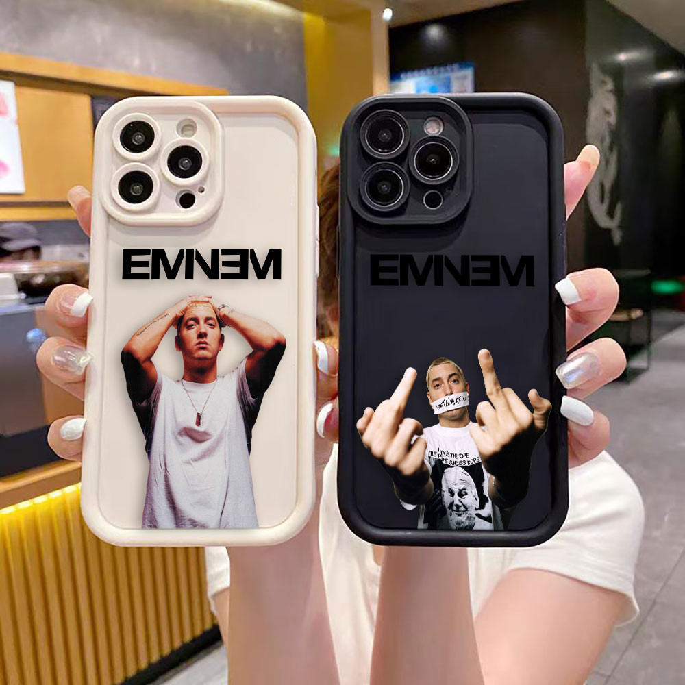 Hip Hop Rap Poster Eminem Cover Ốp Lưng Điện Thoại Samsung Galaxy F06 S20 S21 S22 S23 S24 FE S25 NOT