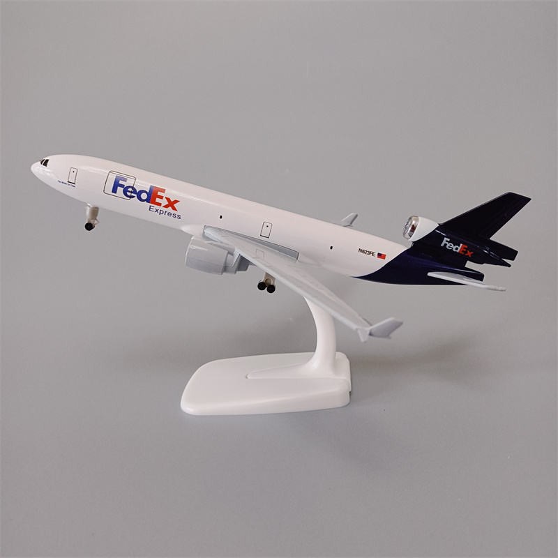 [ Giá SIÊU RẺ ] Máy bay vận tải FedEx liên bang 20cm với bánh xe, McDonnell MD-11 Aff
