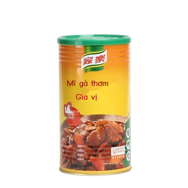 [Ảnh thật/Sẵn] Knorr Gia Vị Mì Gà 1kg Xô Sắt Lẩu Canh Xào Knorr Mì Gà Mì Gà