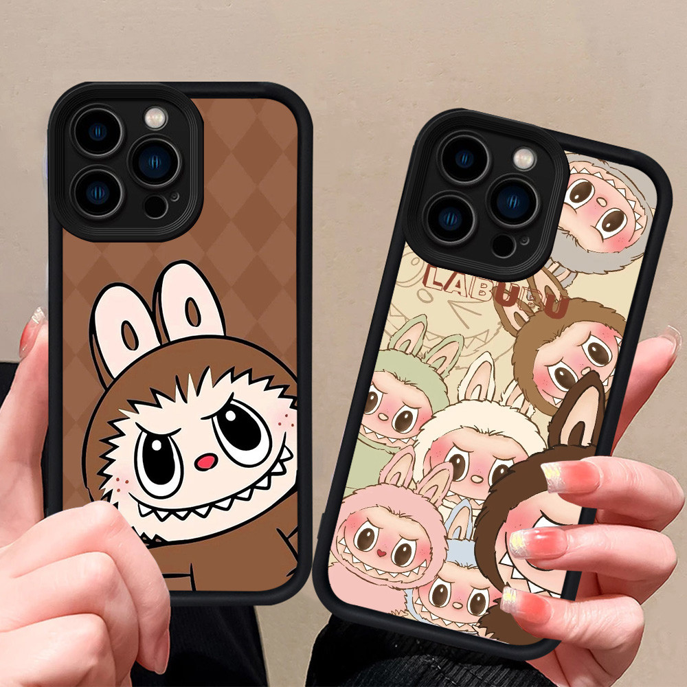 R31 Labubu Ốp lưng iPhone 16 15 XR XS X Plus Pro Max