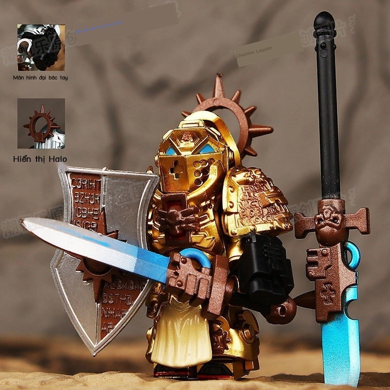 Tương thích với LEGO Warhammer40K Đồ chơi mô hình khối xây dựng Battle Martyr Terminator Space Mari