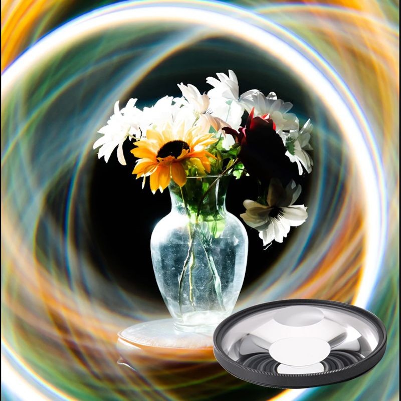 Lipai LIPA FX Filter Vortex Đường hầm không gian hiệu ứng đặc biệt Bộ lọc máy ảnh thích hợp cho máy 