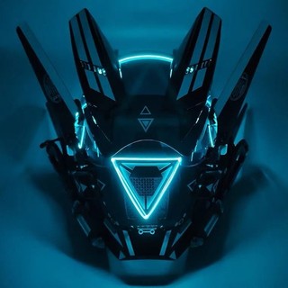 Mũ bảo hiểm Predator Cyberpunk:Hiệu suất cao Diydi EMC Mặt Nạ Chiến Thuật Chiến Binh Sắt Phiên Bản 