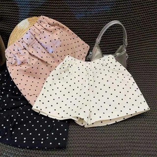   Khuyến mãi  Quần short chấm bi cho bé gái Phong cách mới Thời trang trẻ em Quần phù hợp thời trang 