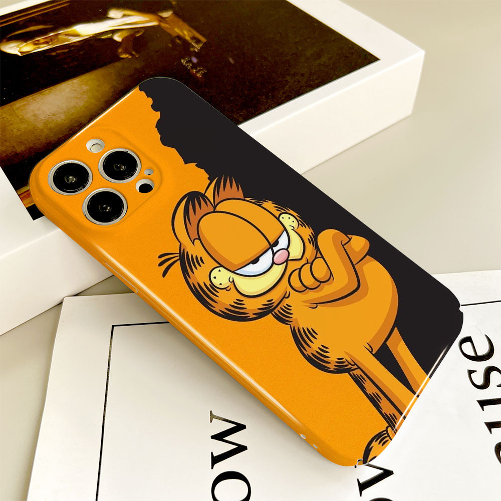 Ốp Điện Thoại Mịn In Hình Garfield Hoạt Hình Dễ Thương Cho SAMSUNG A78 A58 A54 A31 A17 A16 A15 A7 A5