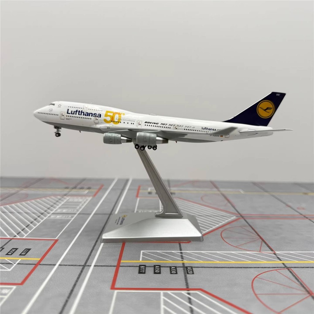 [VIP] YY Wings 1/400 D-ABVH Lufthansa kỷ niệm 50 năm được sơn B747-400 Mô hình máy bay kim loại