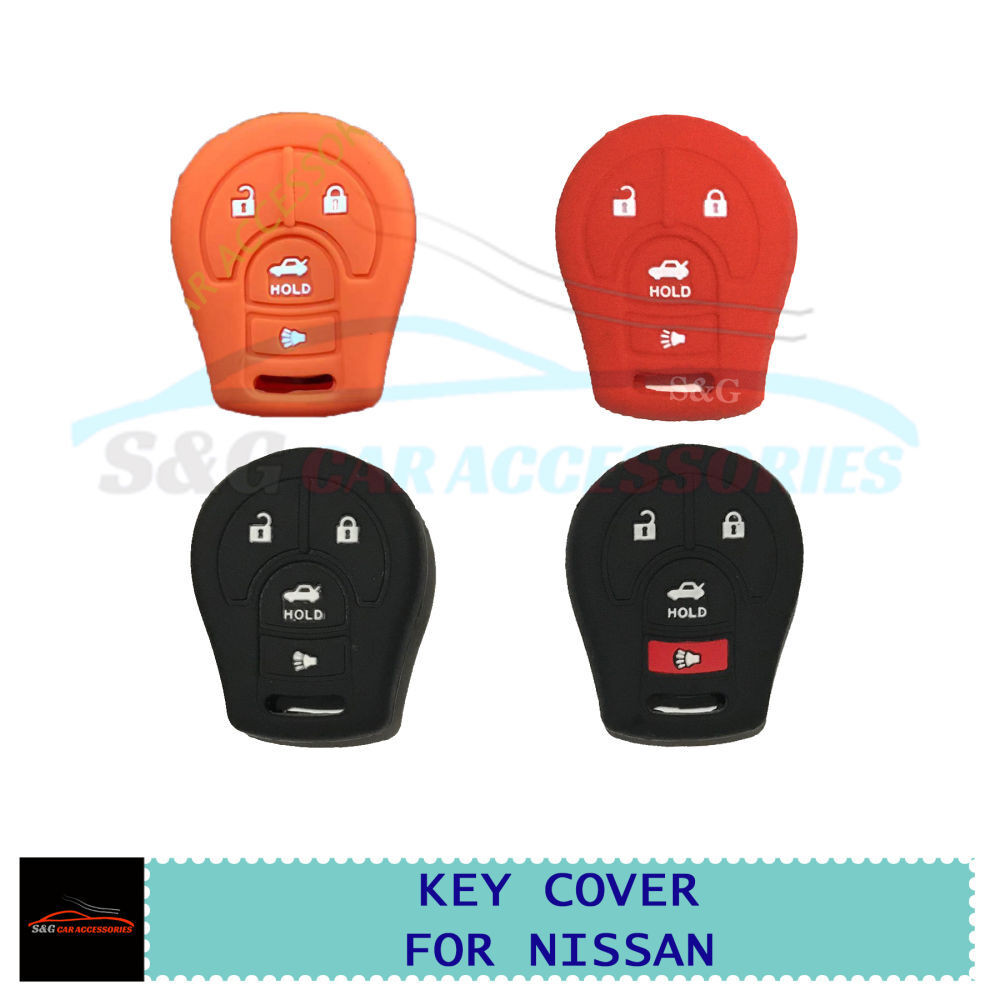 Vỏ điều khiển từ xa chìa khóa ô tô Silicon Silicon cho Nissan Almera / Nissan Navara / Nissan Terra 