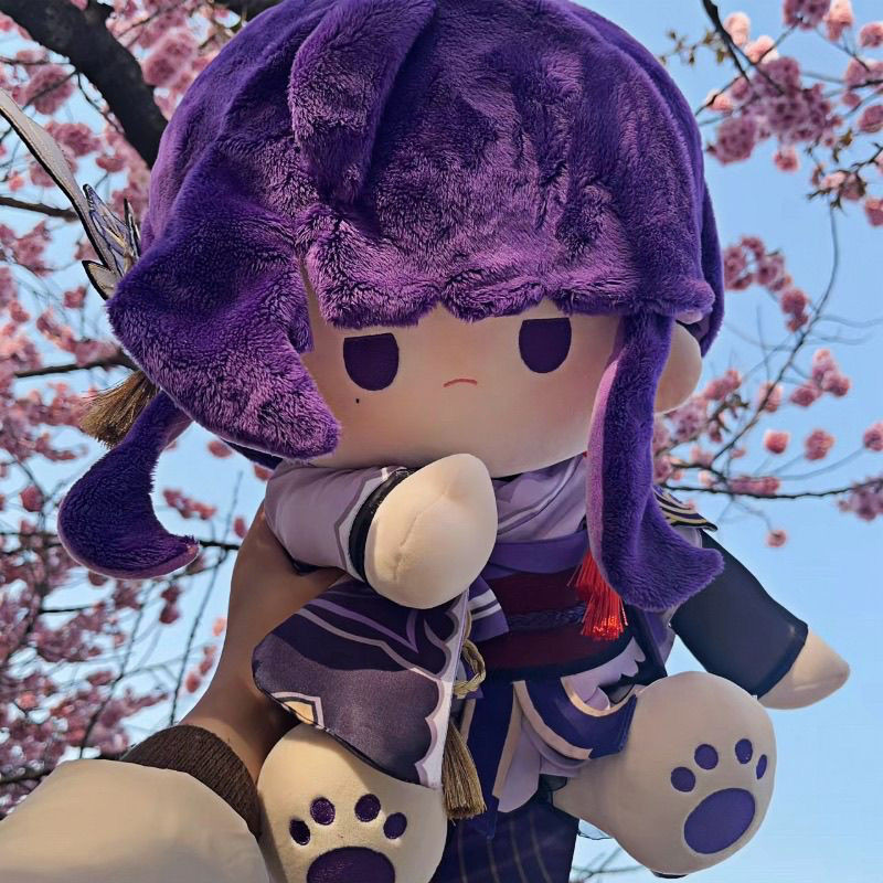 🔥Genshin Impact🔥Raiden Shogun action doll anime Búp Bê Bông 40cm Manga