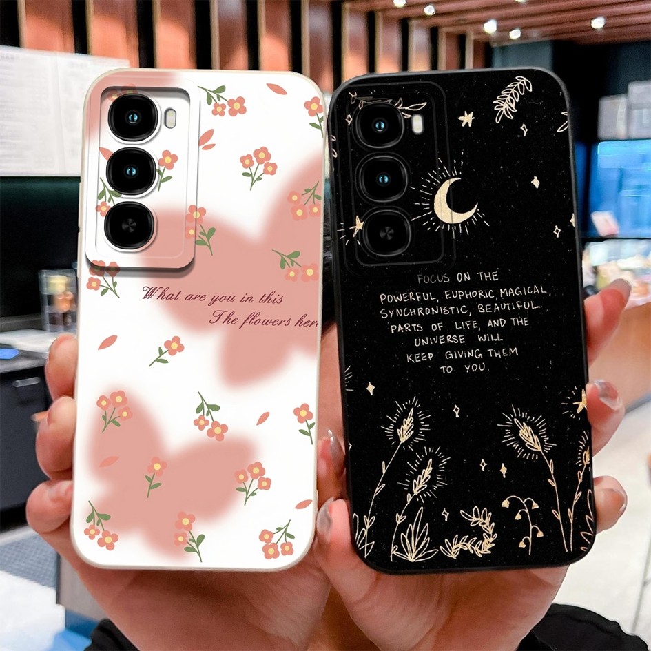 Ốp điện thoại Cho Itel City 100 Vỏ Hoa Thời Trang Silicon Bảo Vệ Mặt Sau Vỏ Cho Itel City100 Ốp điện