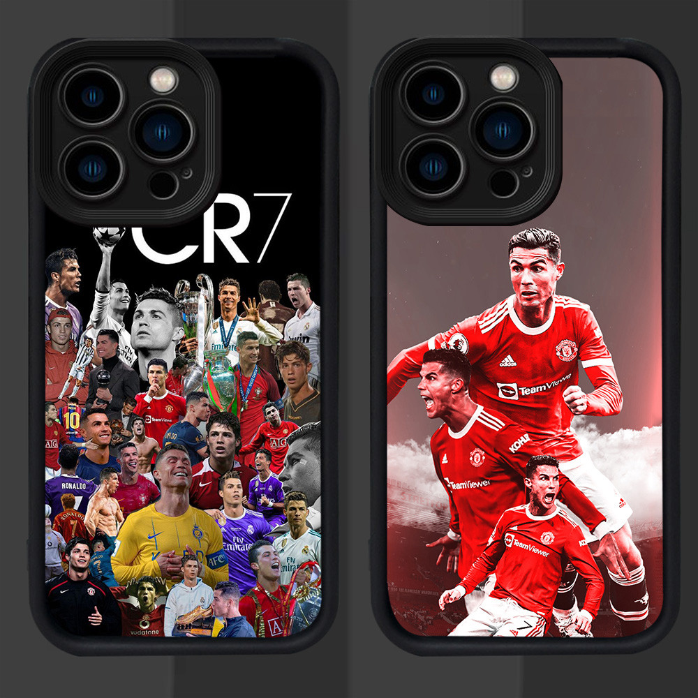 R6 CR7 Ronaldo Ốp lưng iPhone 16 15 XR XS X Plus Pro Max