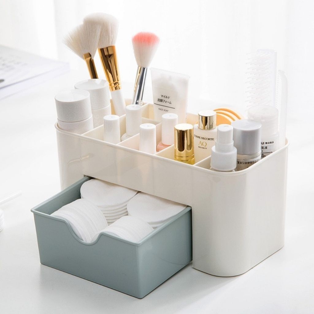 【NA Beauty】 Functional cosmetic storage shelf multi drawer desktop utility storage organizer, safe