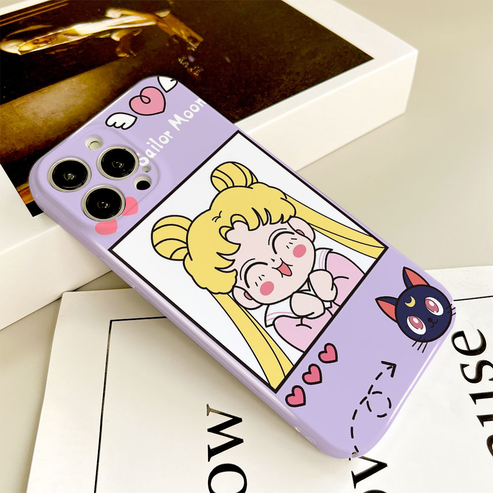 Anime Nhật Bản Thủy Thủ Mặt Trăng In Hình Đầy Đủ Mịn Ốp Lưng Điện Thoại SAMSUNG A78 A58 A54 A31 A17 