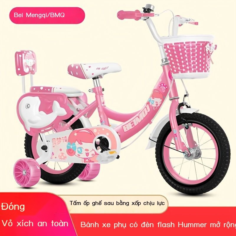 [SALE] Xe đạp trẻ em bé gái công chúa 3-5-7-8-9-10 tuổi nam nữ Xe đạp trẻ em 12-20 inch