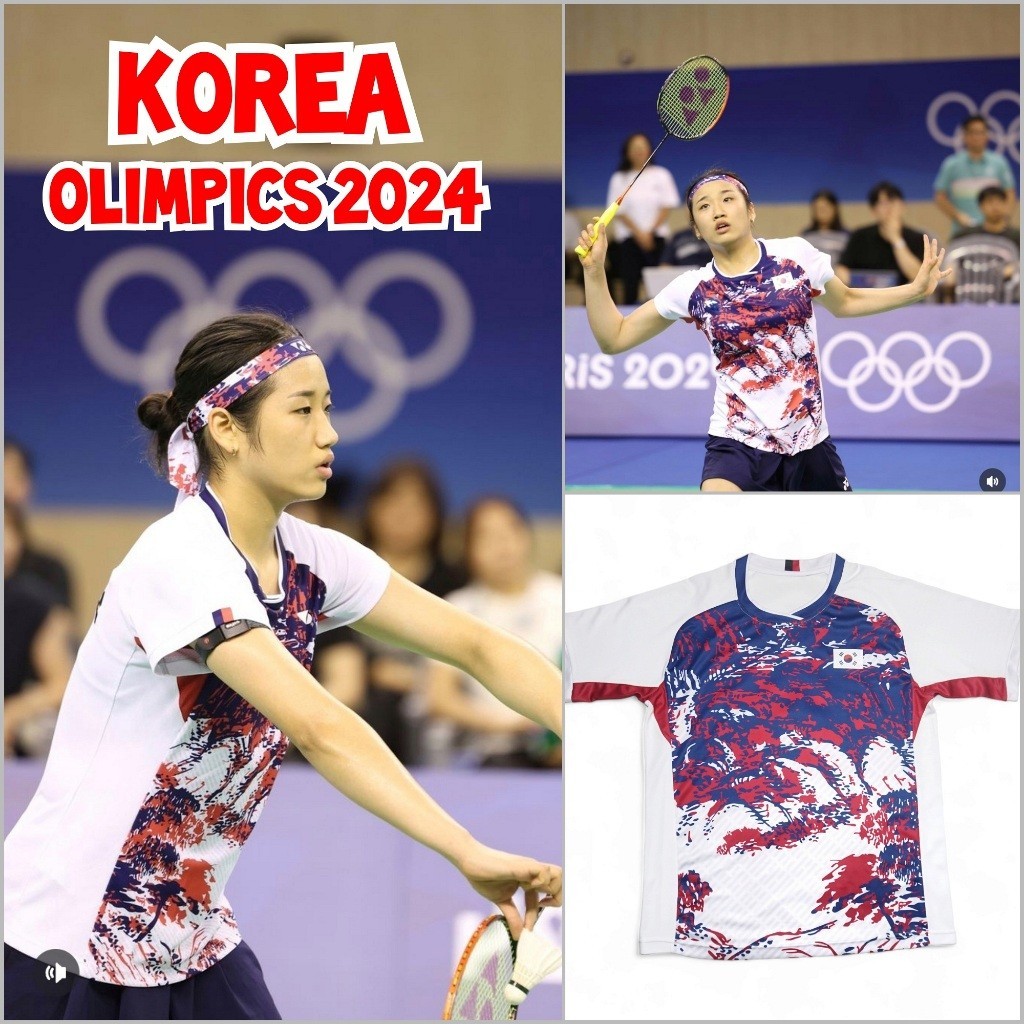 2024. Áo cầu lông Olympic Hàn Quốc