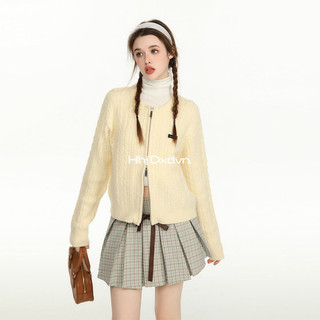 Ngọt Ngào Mềm Sáp Cơ Bản Nhiều Màu Nút Dệt Kim Cardigan Áo Ngắn Top Nữ Phiên Bản Hàn Quốc Nhẹ nhàng Tính Khí o