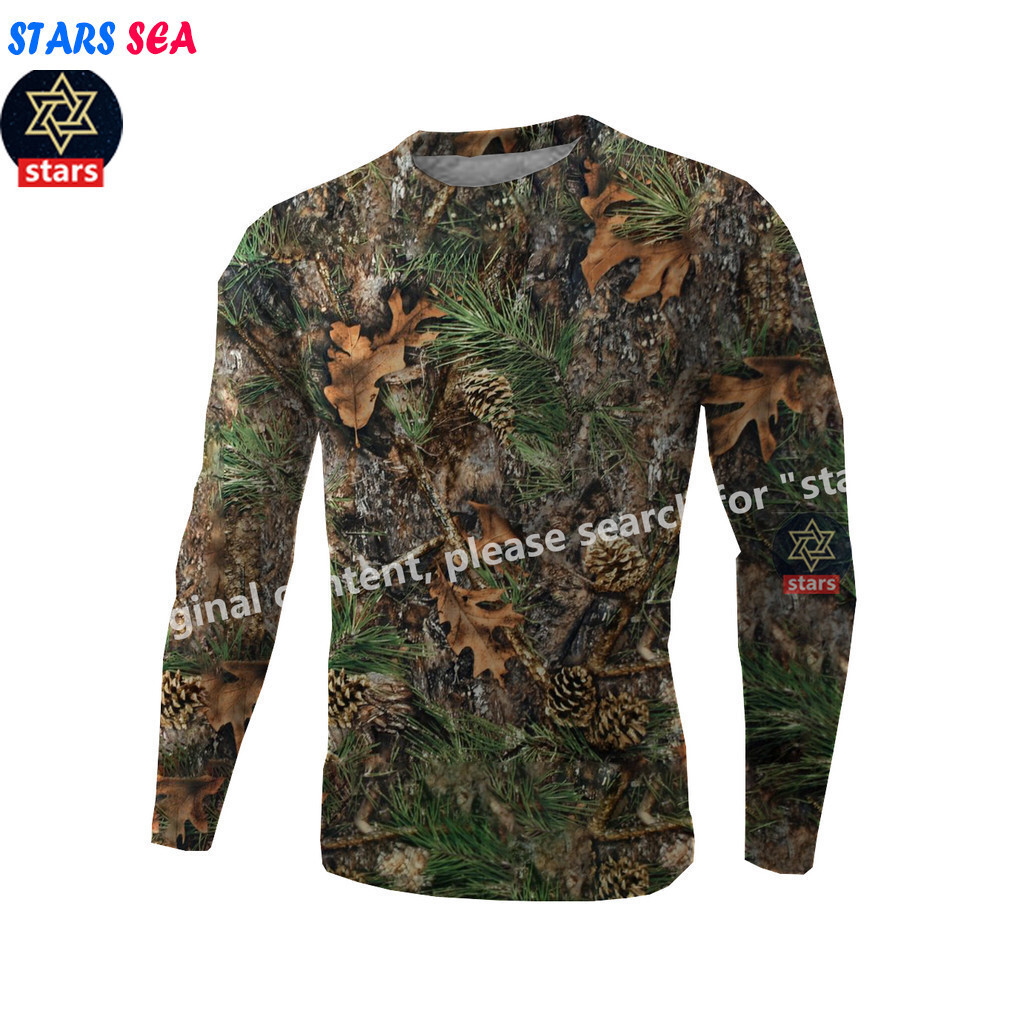 Nam Mới Thu Đông Xuân Dài Tay Áo Ngụy Trang Áo Camo Áo