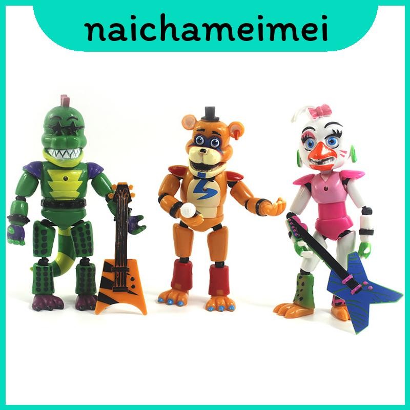 Nights At Five Freddy 's Security Vi phạm 5 nhân vật phát sáng để trang trí và