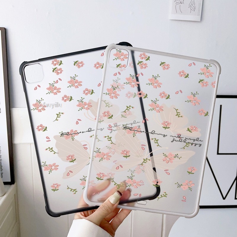 Vỏ máy tính bảng iPad Mini 6 A2567 A2568 A2669 Ốp lưng hoa nhỏ và bướm xinh đẹp