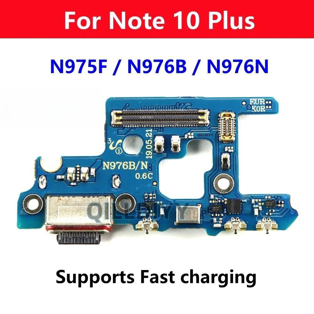 Cổng kết nối USB Cổng sạc Cáp mềm cho Samsung Galaxy Note 10 Plus Note10 + N976B N976N N975F Bảng sạ