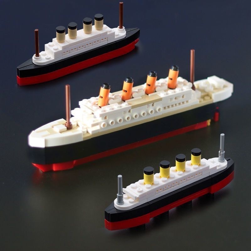 Tương thích với mô hình Lego Titanic dành cho người lớn, độ khó cao10000Đồ chơi khối xây dựng cho q