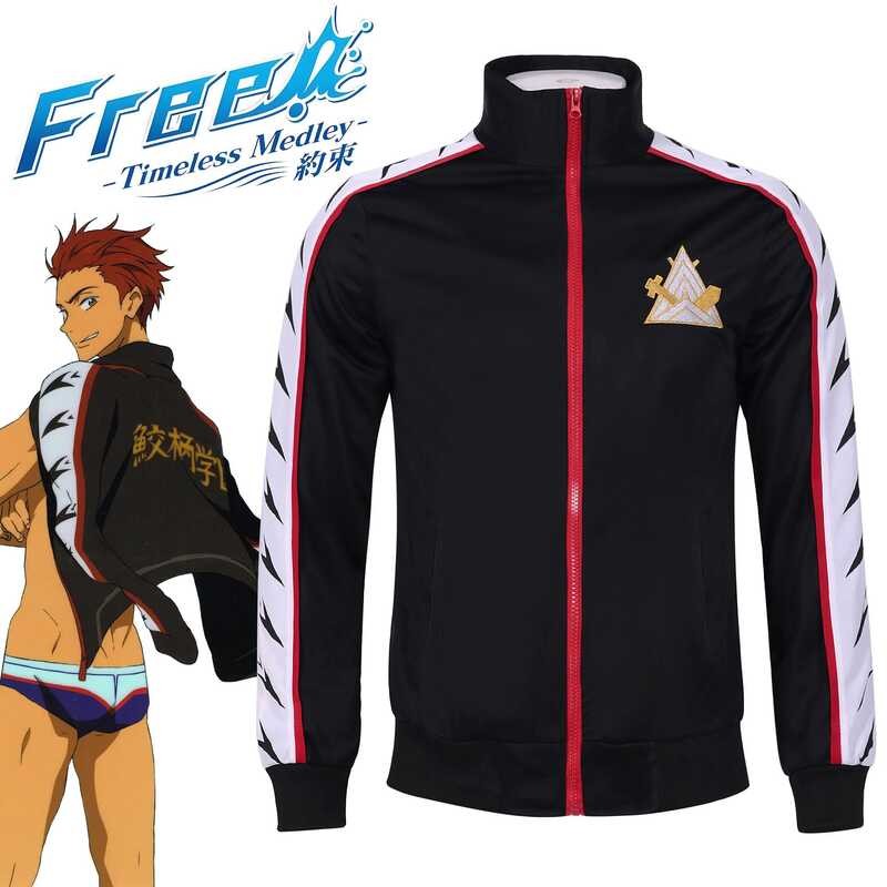 Câu Lạc Bộ Bơi Nam với Áo Thêu Họa Tiết Anime Rin Matsuoka - Quần Áo Thể Thao Phân Khúc